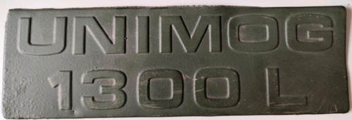 Original unimog schild 1300l - schild,