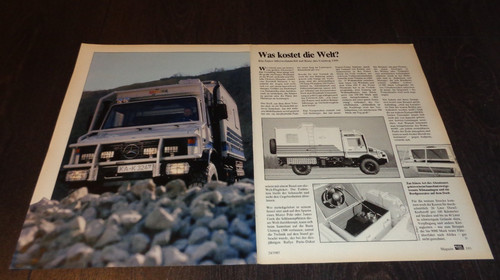 Mercedes unimog 1300 wohnmobil - mercedes,